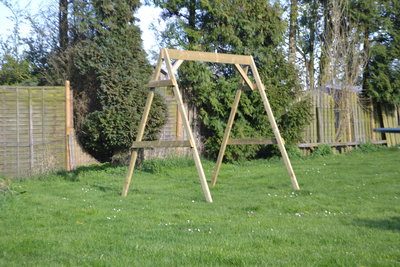 Tijd Ster Beg Steigerhouten Schommels bij Tuinenspeelmeubelen - tuinenspeelmeubelen