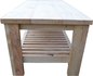 Steigerhouten Salontafel met lectuur schap_2