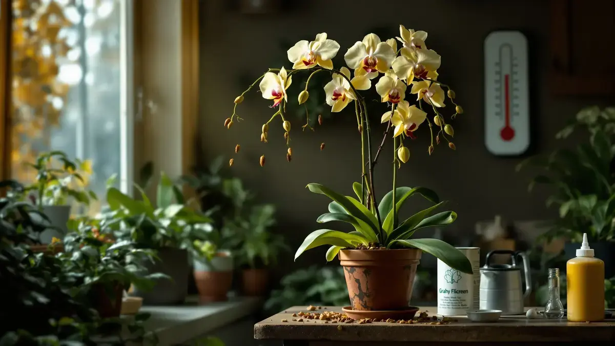 Het afvallen van de bloemen van uw orchidee: onverwachte inzichten en veelvoorkomende fouten om elke herfst te vermijden