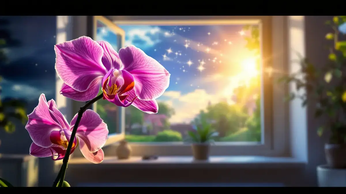 Om een orchidee goed te laten bloeien, vergeet niet haar ’s nachts aan de koelte bloot te stellen.