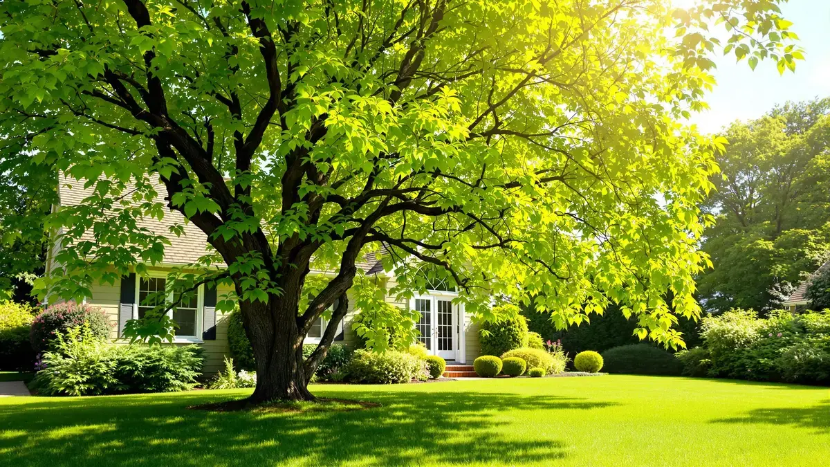 De tijdloze schoonheid van deze boom zou de waarde van uw huis aanzienlijk kunnen verhogen.