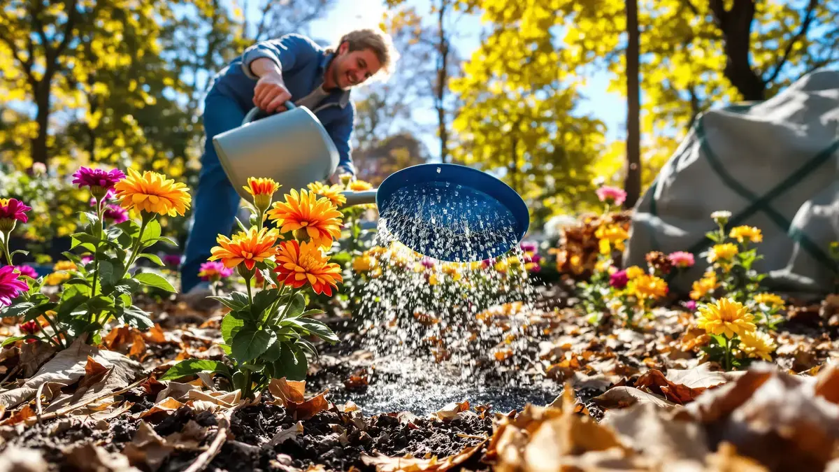 Vermijd deze veelgemaakte fouten bij het water geven van uw chrysanten deze herfst voor een mooie bloei.