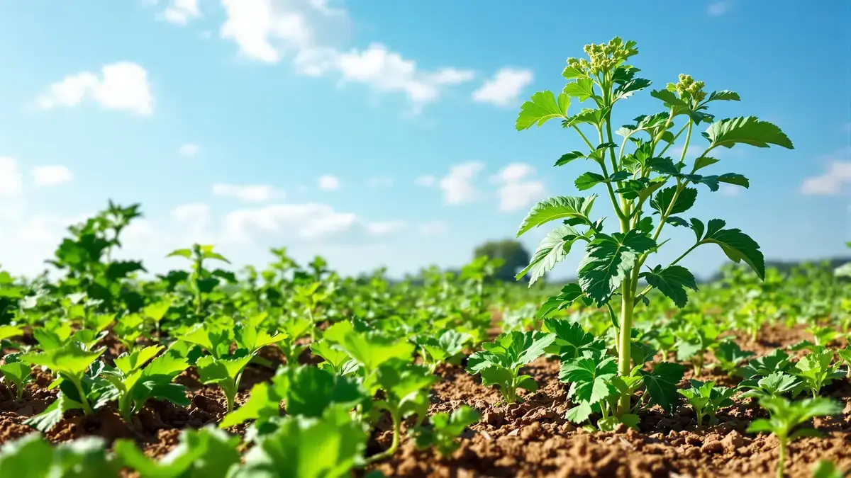 Een oude groente, bestand tegen vorst en droogte, die zich elk jaar vanzelf voortplant.